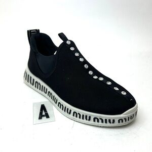 MIU MIU Logo Slip-On Sneaker sz 9